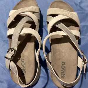Igi&co Women's White Strappy Sandals Casual Summer Footwear Size EU 41